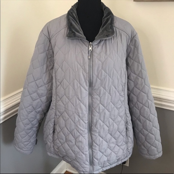 Rothschild Jackets & Blazers - BELOW ZERO by Rothschild women’s plus size 2X coat. Light gray.